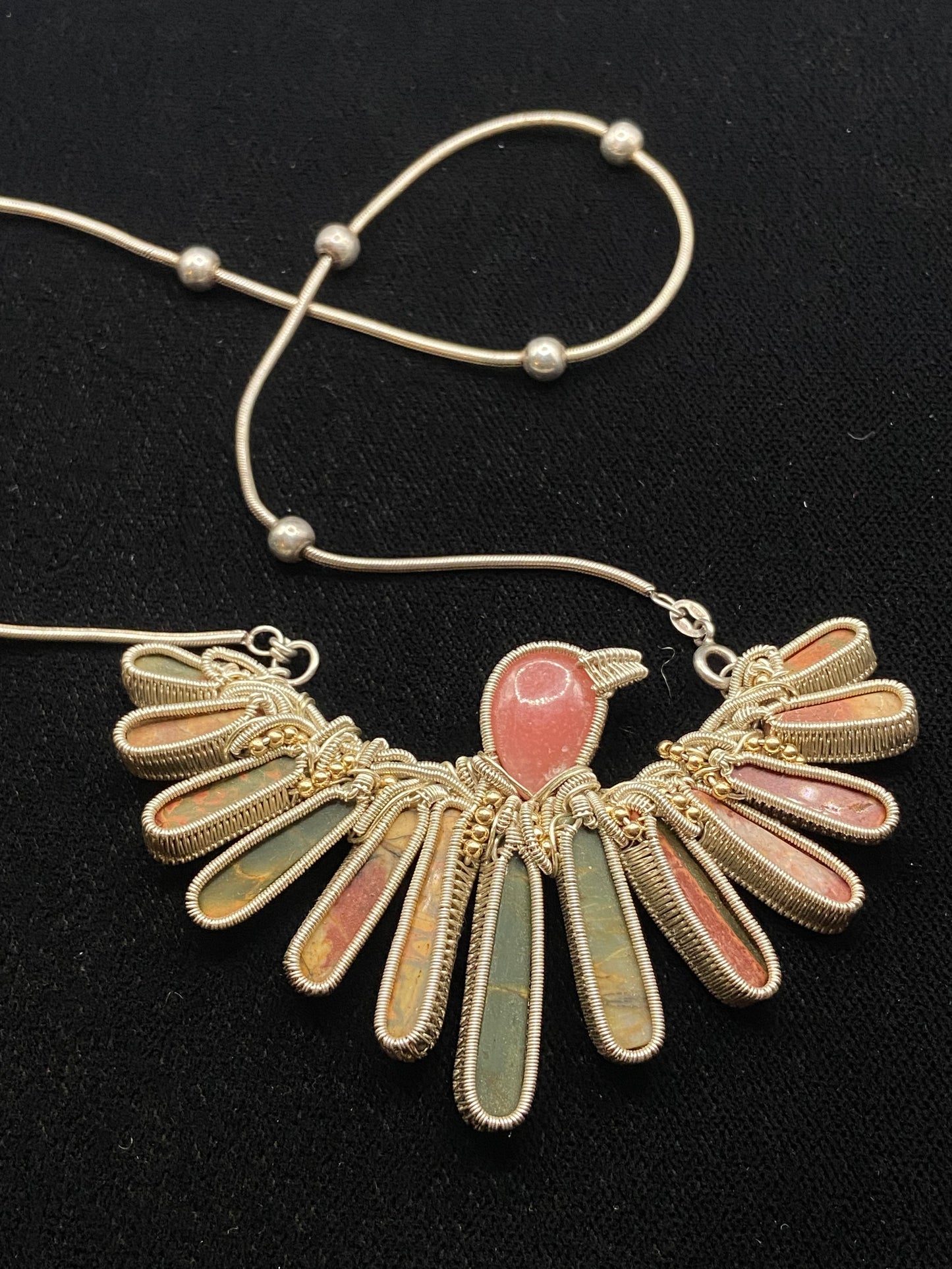 Phoenix bird wire wrap