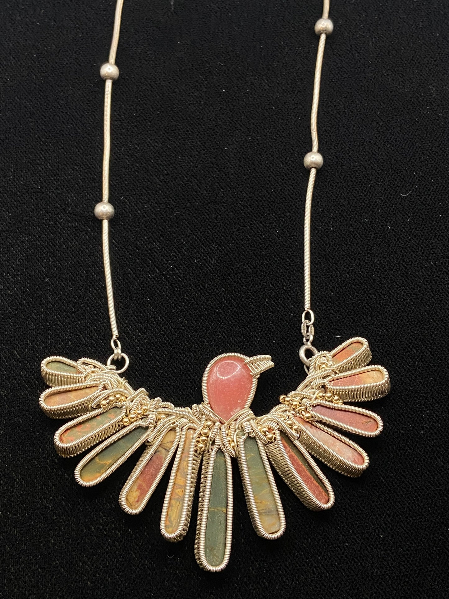 Phoenix bird wire wrap