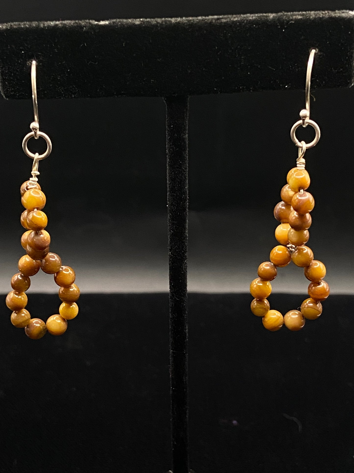 Tigers eye earrings