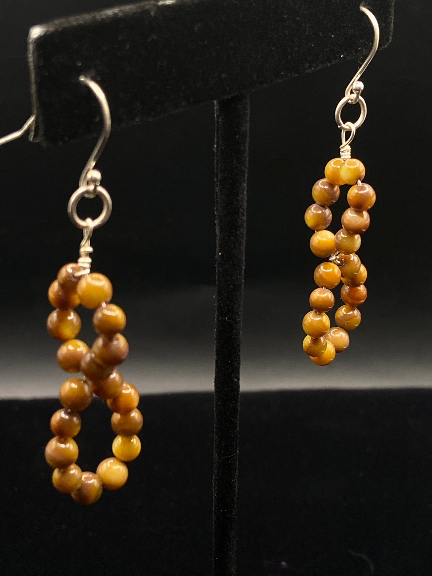 Tigers eye earrings